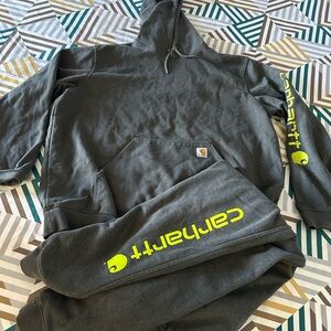 Carhartt Dark Gray Apparel with Logo